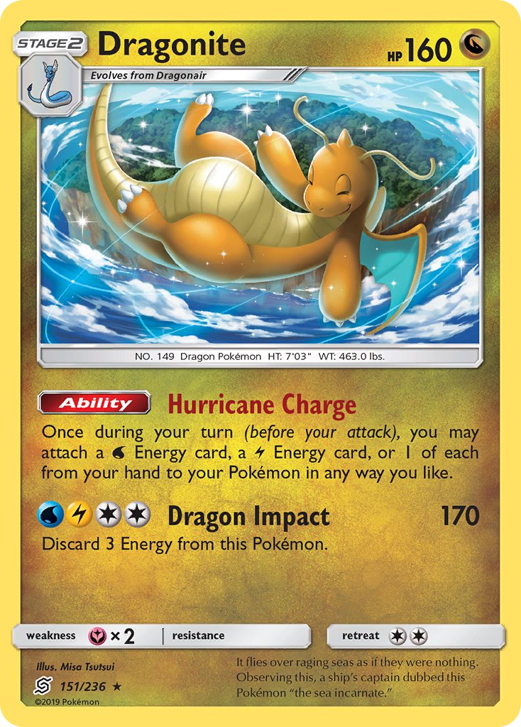 Dragonite 151/236 Rare Unified Minds NM/M