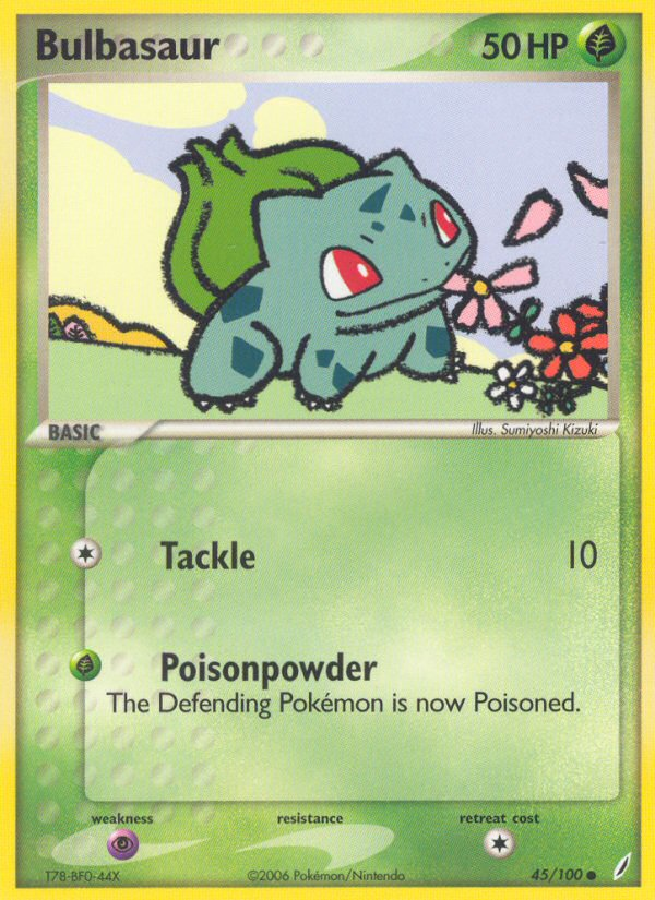 Bulbasaur 45/100 Common Crystal Guardians LP