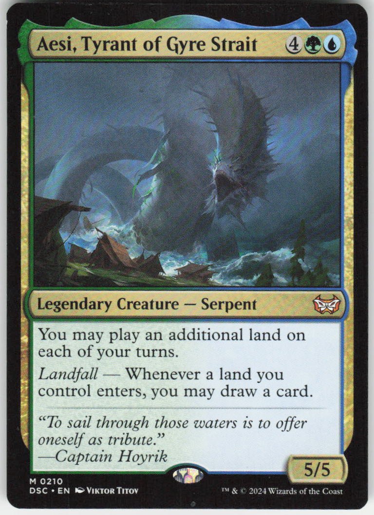 Aesi, Tyrant of Gyre Strait M Commander: Duskmourn: House of Horror 210 NM