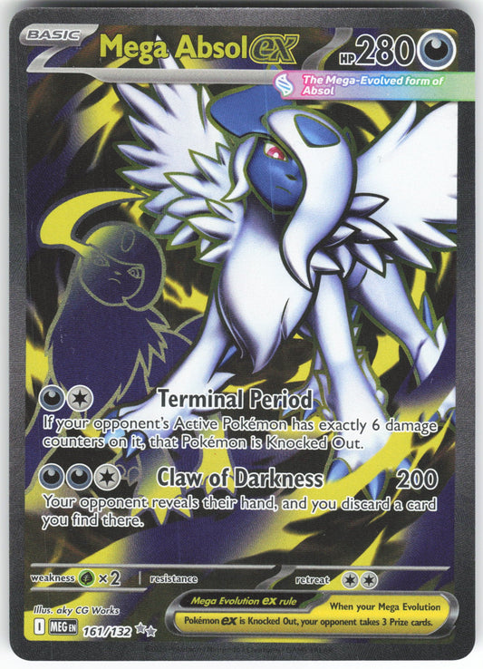 Mega Absol ex - Ultra Rare ME01: Mega Evolution 161/132 NM