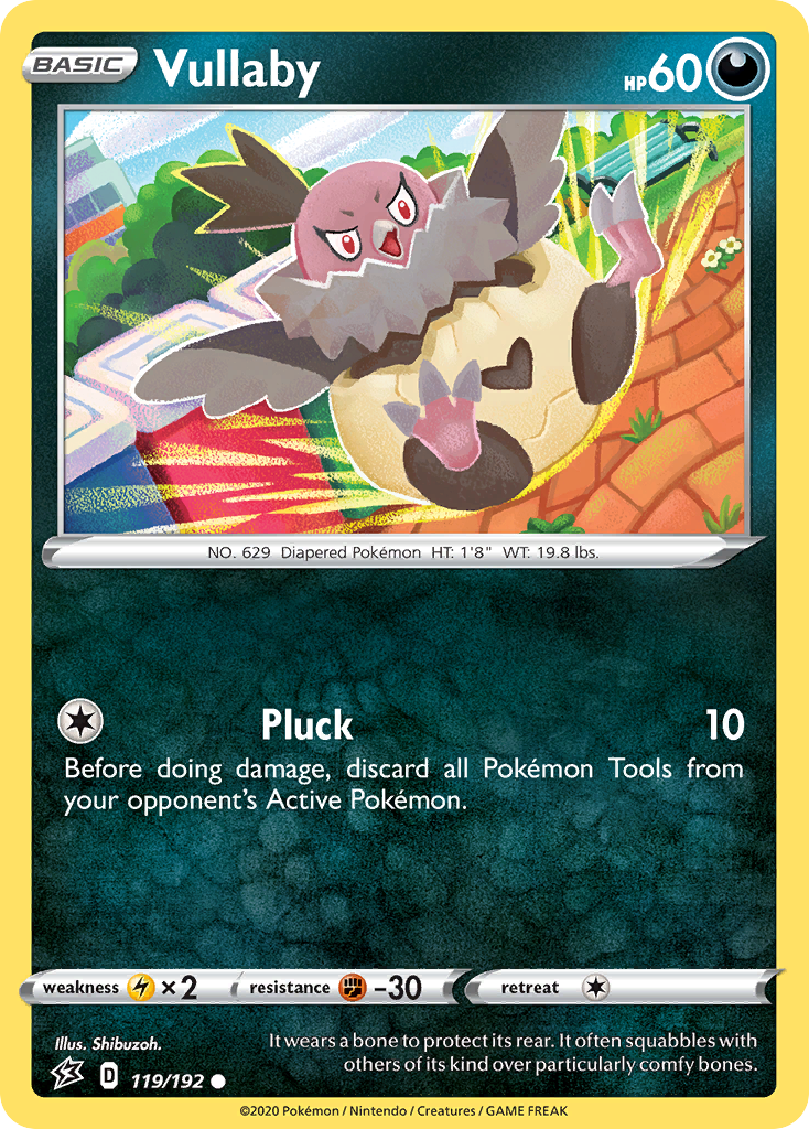 Vullaby 119/192 Common Reverse Holo Rebel Clash NM/LP