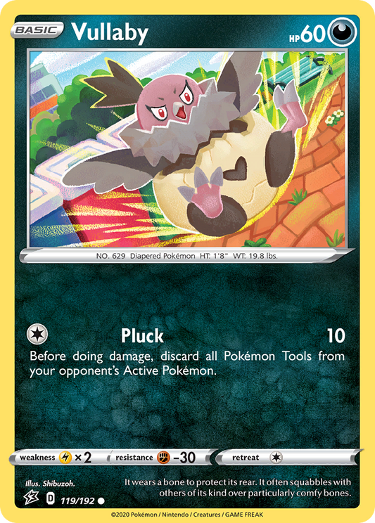 Vullaby 119/192 Common Reverse Holo Rebel Clash NM/LP