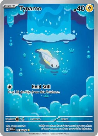 Tynamo 113/086 Illustration Rare Black Bolt Holo NM/M