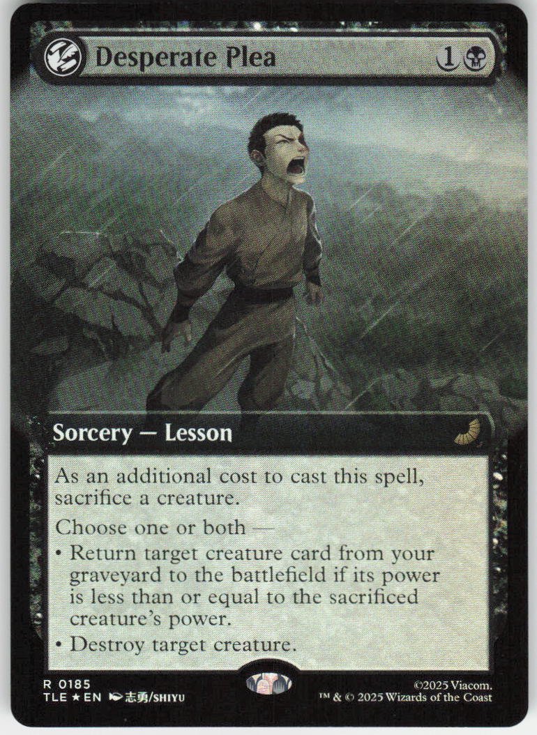 Desperate Plea (Extended Art Foil)) R Avatar: The Last Airbender: Eternal-Legal 