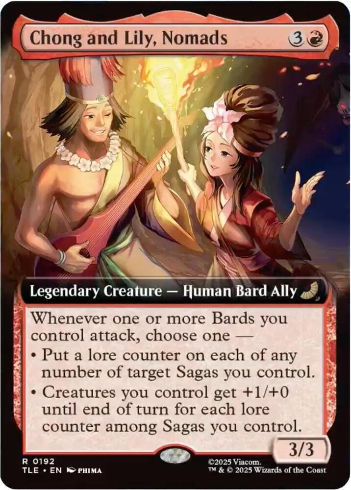 Chong and Lily, Nomads (Extended Art) 192 Avatar: The Last Airbender: Eternal-Legal NM/M