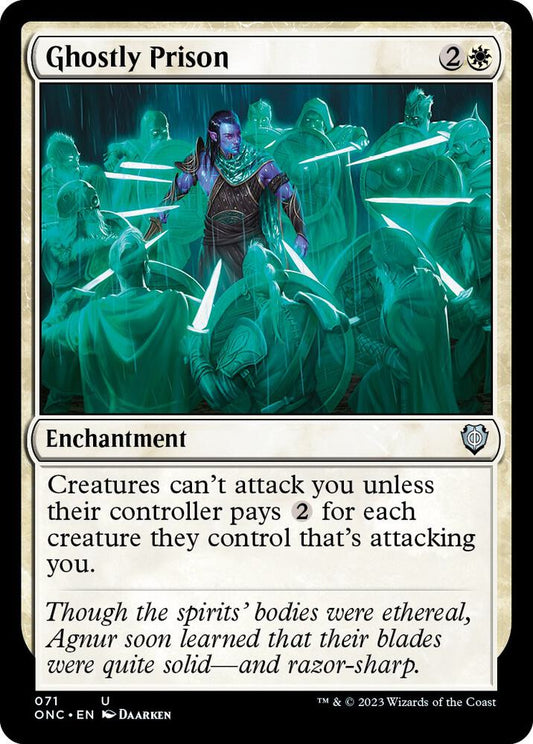 Ghostly Prison 71 Uncommon Commander: Phyrexia: All Will Be One NM/M