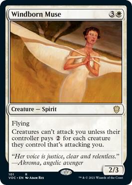 Windborn Muse 101 Rare Commander: Innistrad: Crimson Vow NM/M