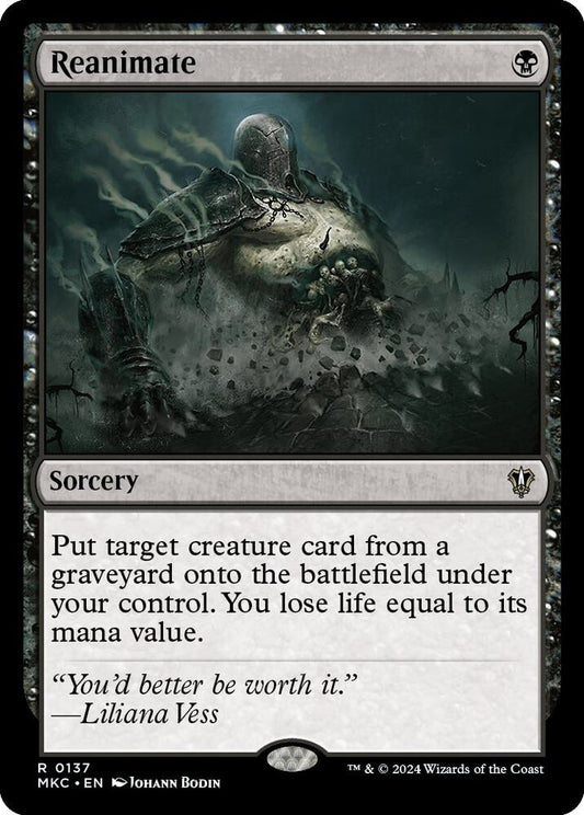 Reanimate 137 Rare Commander: Murders at Karlov Manor NM/M