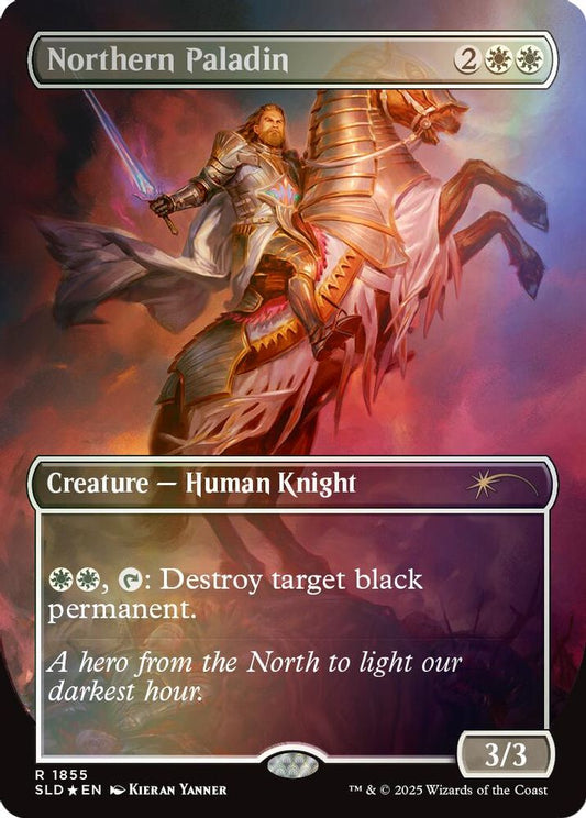 Northern Paladin (Rainbow Foil) 1855 Rare Secret Lair Drop Series Holo NM/M