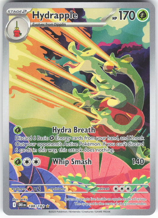 Hydrapple - Illustration Rare SV10: Destined Rivals 188/182 NM