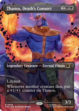 Thanos, Death's Consort (Extended Art) 508 Commander: Marvel Super Heroes NM/M