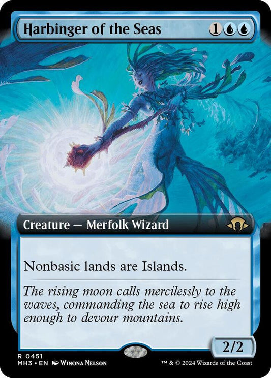 Harbinger of the Seas (Extended Art) 451 Rare Modern Horizons 3 NM/M