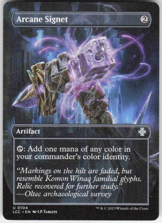 Arcane Signet (Borderless) U Commander: The Lost Caverns of Ixalan 104 NM
