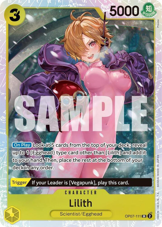 Lilith OP07-111 Super Rare 500 Years in the Future NM/M