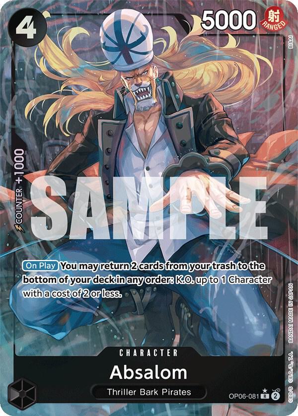 Absalom (Alternate Art) OP06-081 Rare Wings of the Captain NM/M