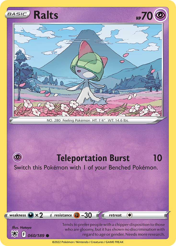 Ralts 060/189 Common Astral Radiance NM/M