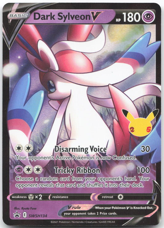 Dark Sylveon V - Promo SWSH: Sword & Shield Promo Cards SWSH134 NM