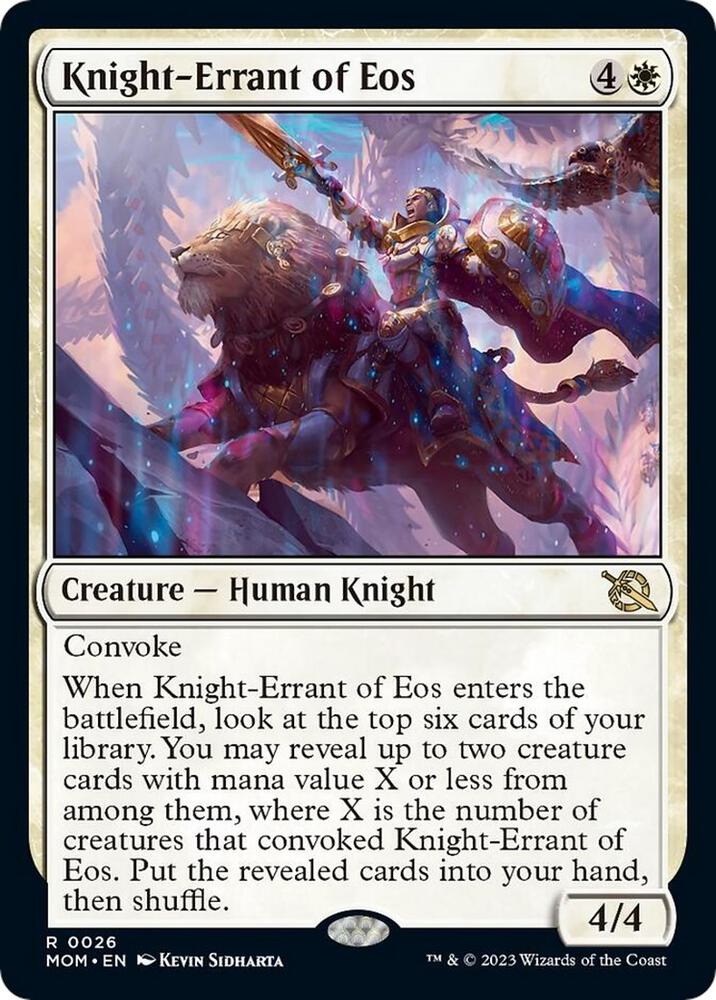 Knight-Errant of Eos 26 Rare March of the Machine NM/M