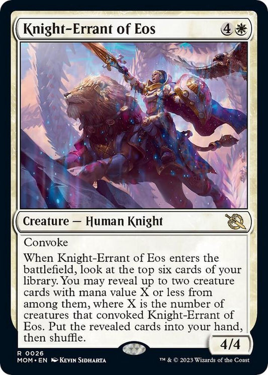 Knight-Errant of Eos 26 Rare March of the Machine NM/M