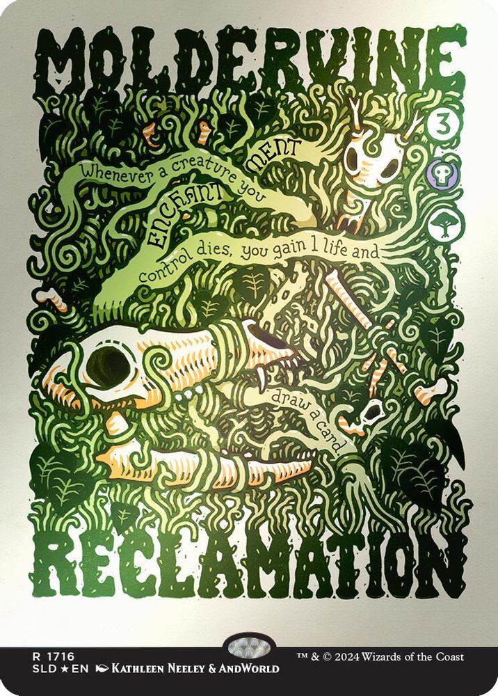 Moldervine Reclamation (Rainbow Foil) 1716 Secret Lair Drop Series Holo NM/M