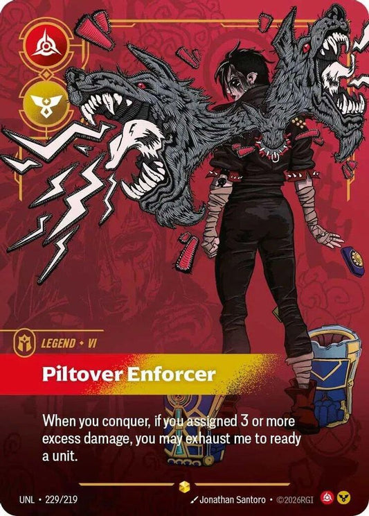 Vi - Piltover Enforcer (Overnumbered) 229/219 Showcase Unleashed NM/M