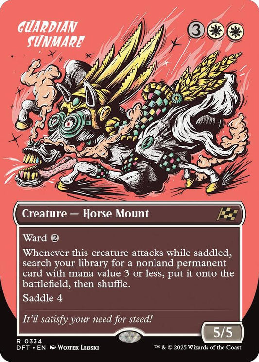 Guardian Sunmare (Borderless) 334 Foil Rare Aetherdrift NM/M