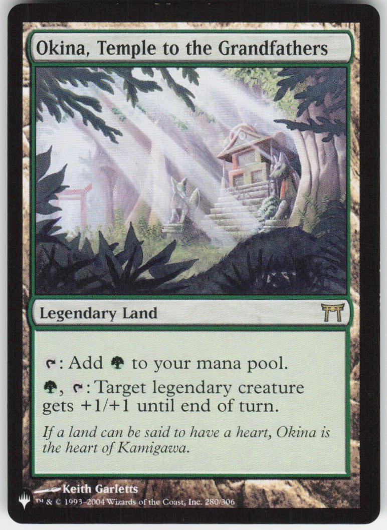 Okina, Temple to the Grandfathers R The List Reprints 280/306 NM