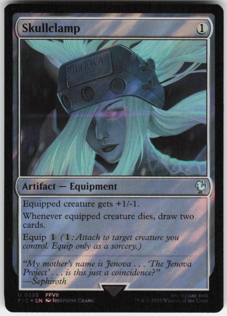 Skullclamp (Surge Foil) U Commander: FINAL FANTASY 355 NM