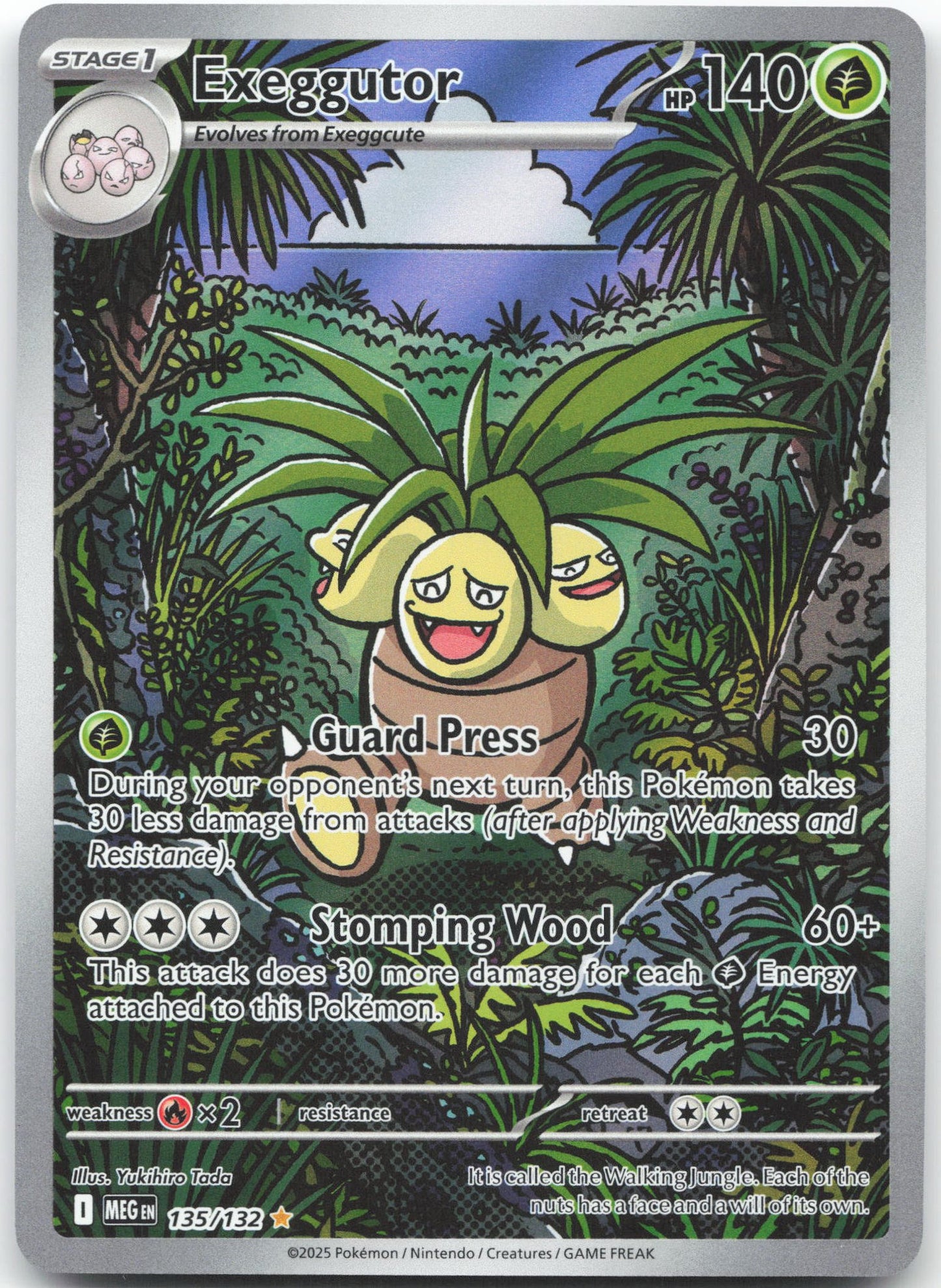 Exeggutor - Illustration Rare ME01: Mega Evolution 135/132 NM