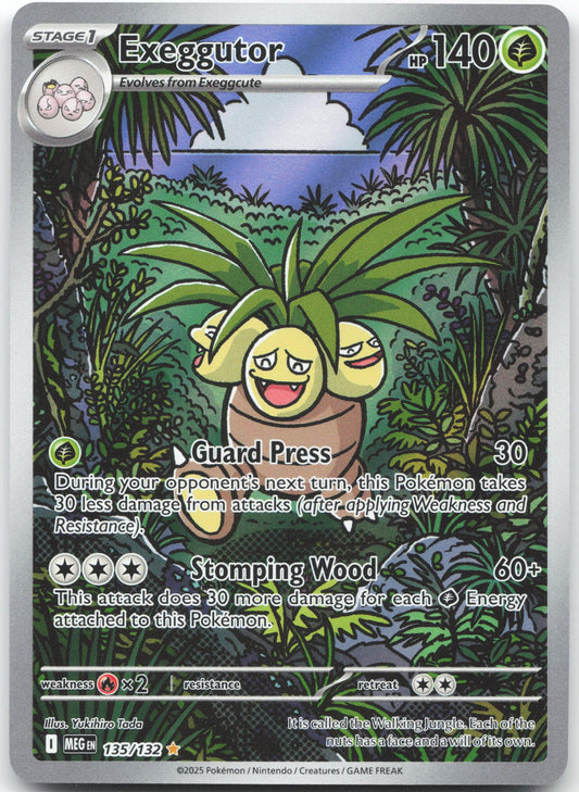 Exeggutor - Illustration Rare ME01: Mega Evolution 135/132 NM