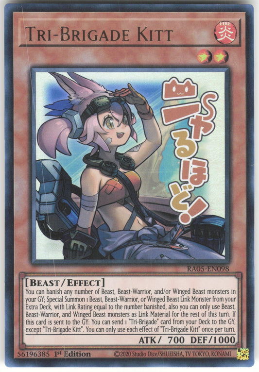 Tri-Brigade Kitt Ultra Rare Rarity Collection 5 RA05-EN098 NM