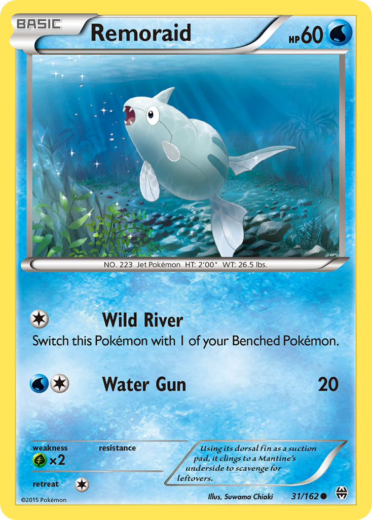 Remoraid 31/162 Common Reverse Holo BREAKthrough NM/M