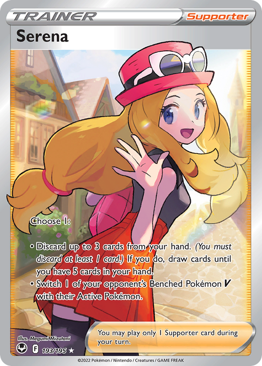 Serena 193/195 Ultra Rare Silver Tempest NM/M