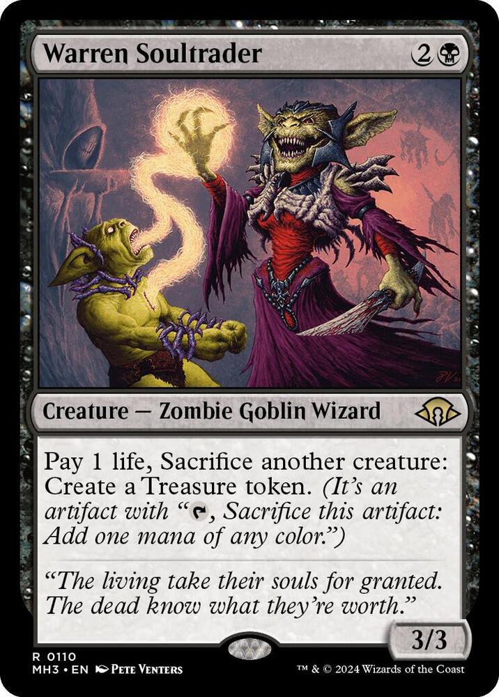 Warren Soultrader 110 Rare Foil Modern Horizons 3 NM/M