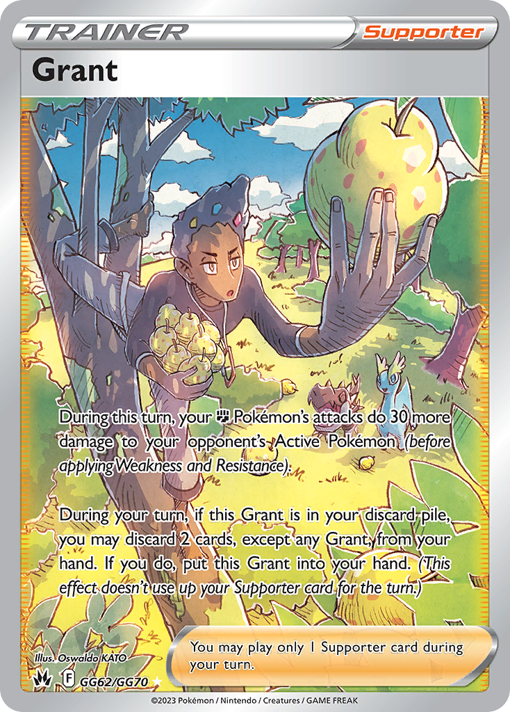 Grant GG62/GG70 Ultra Rare Crown Zenith Galarian Gallery NM/M