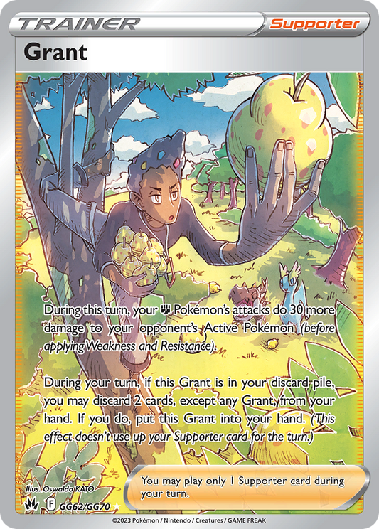 Grant GG62/GG70 Ultra Rare Crown Zenith Galarian Gallery NM/M