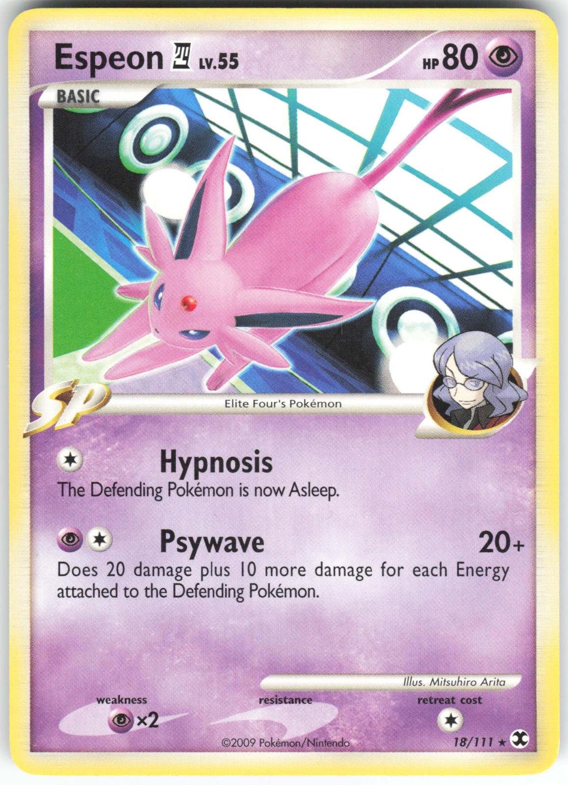 Espeon E4 18/111 Rare Rising Rivals LP