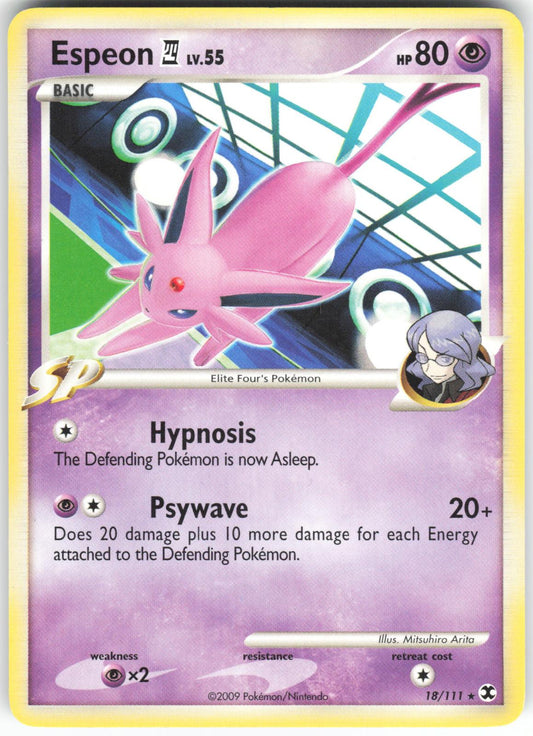Espeon E4 18/111 Rare Rising Rivals LP