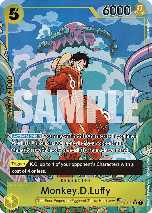 Monkey.D.Luffy (TR) OP07-109 Treasure Rare Two Legends NM/M