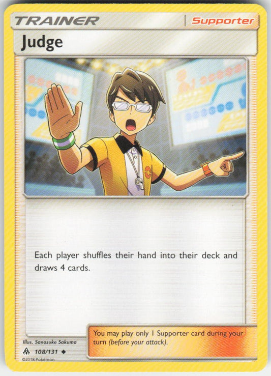 Judge Uncommon SM - Forbidden Light 108/131 NM