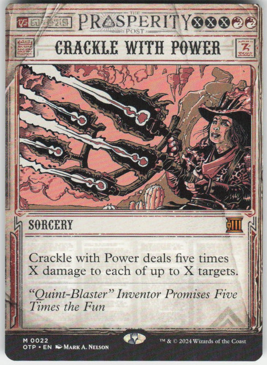 Crackle with Power M Outlaws of Thunder Junction: Breaking News 22 NM