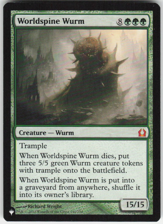 Worldspine Wurm M Return to Ravnica 140 NM