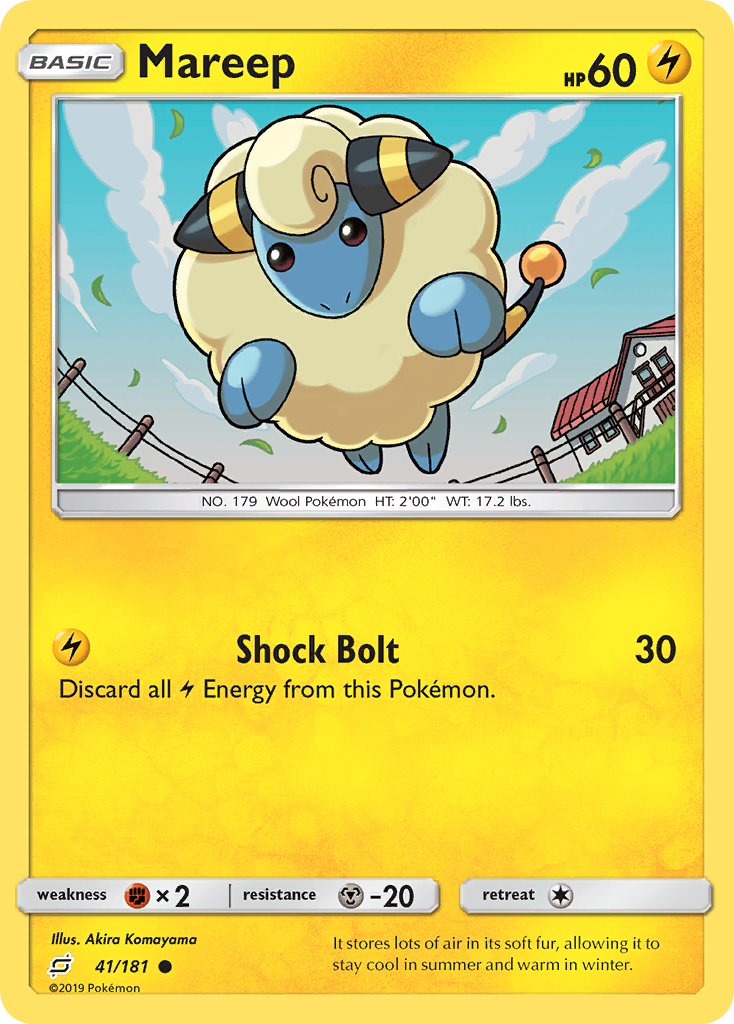Mareep 41/181 Common Team Up NM/LP