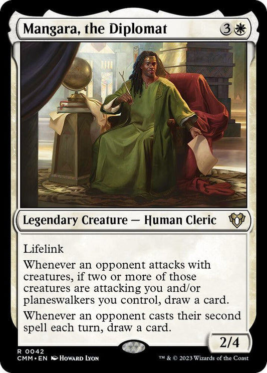 Mangara, the Diplomat 42 Rare Commander Masters NM/M