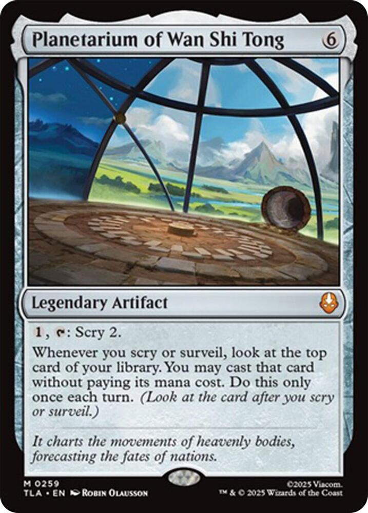 Planetarium of Wan Shi Tong 259 Mythic Avatar: The Last Airbender NM/M