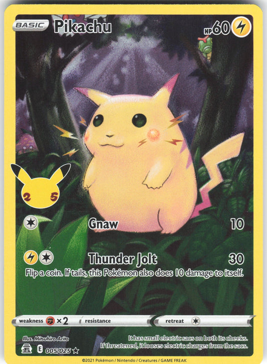 Pikachu Holo Rare Celebrations 005/025 NM
