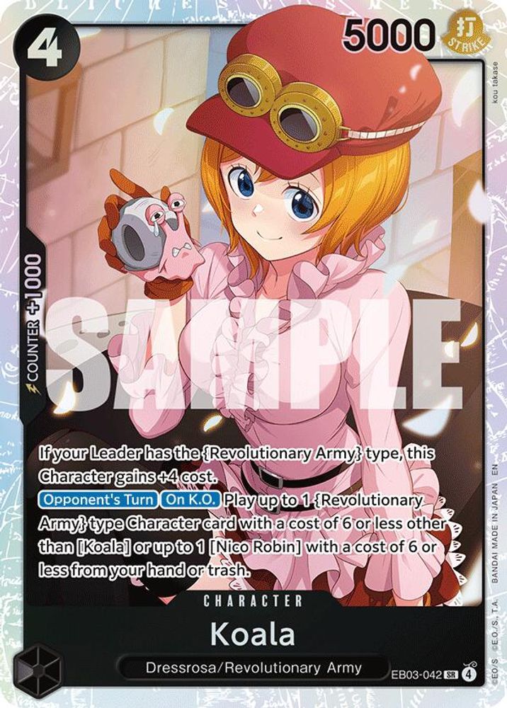 Koala EB03-042 Super Rare Extra Booster: One Piece Heroines Edition NM/M