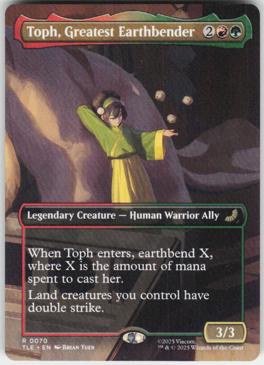 Toph, Greatest Earthbender (Borderless) R Avatar: The Last Airbender: Eternal-Legal 70 NM