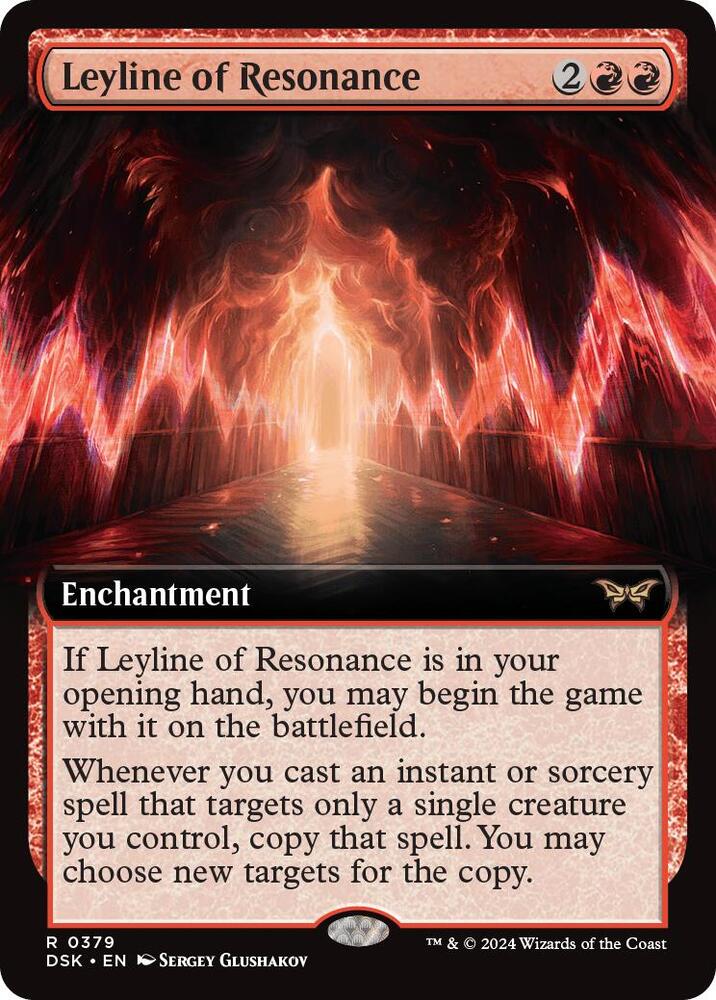 Leyline of Resonance (Extended Art) 379 Rare Duskmourn: House of Horror NM/M