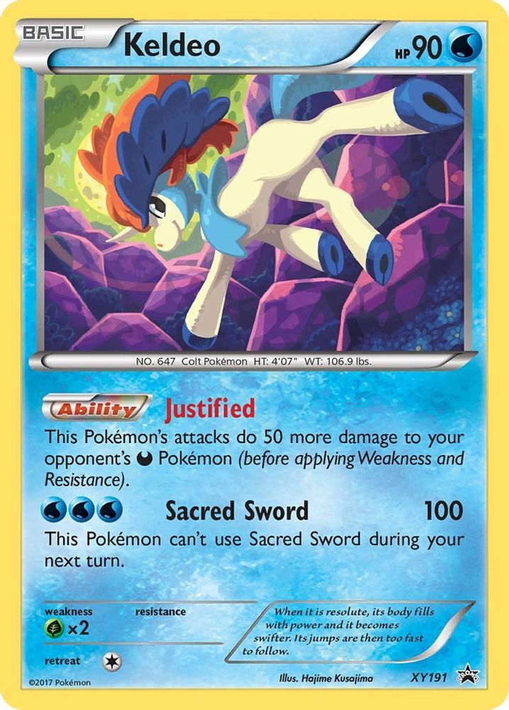 Keldeo XY191 Promo XY Promo Holo NM/M